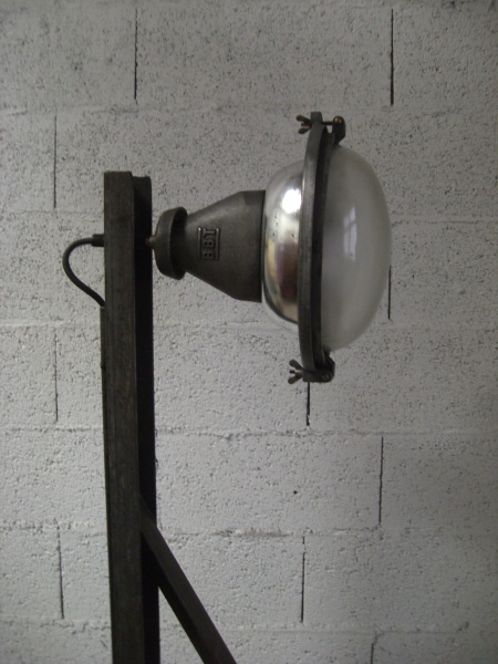 Vintage Industrial French Train Station Lighting 361