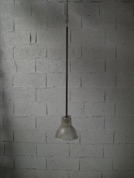 Vintage Industrial Suspension - "Holophane" French 1950 (2 availale) 42
